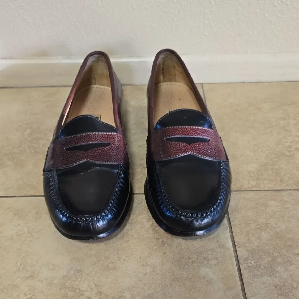 Cole Haan Black and Brown Leather Shoes